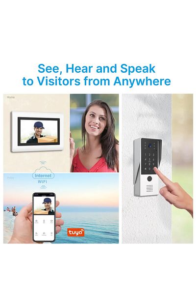 AREB Smart Indoor Intercom Screen Advanced Wired Connection and Security
