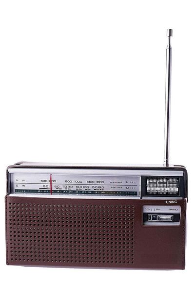 REFURA 3 Band Reception Portable Radio with Leather Safety Cover and Strap Holder
