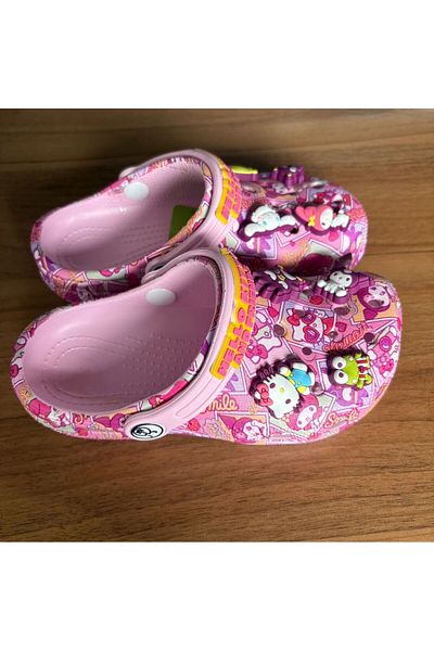 Choice J1 Shoes And Parts Children Slippers Hellokitty Kuromi Melody Summer Girls Cartoon Children Slippers