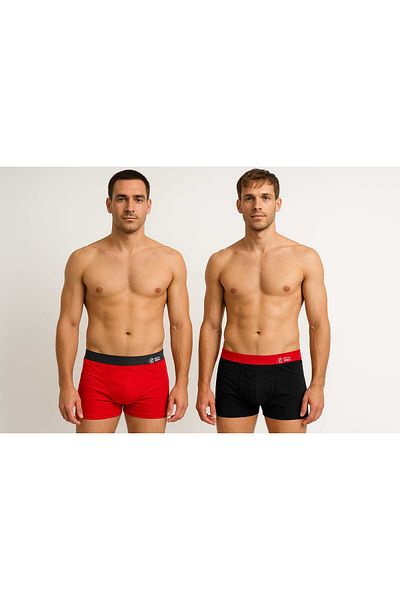 Eces Design Men's Sports Boxers - High Air Permeability, Antibacterial, Crotch Trackless, 4 Pieces 1004