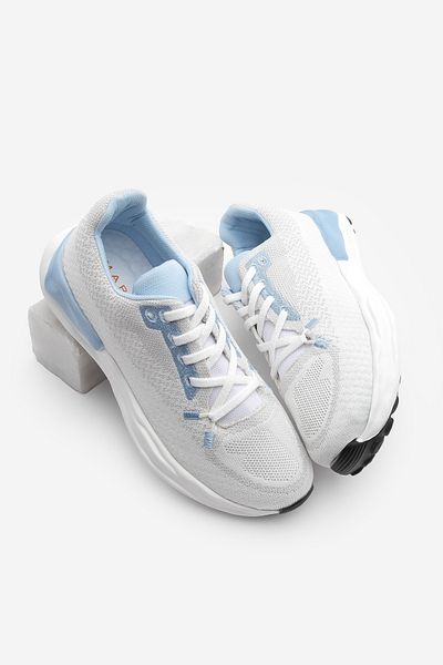 Marjin Pantofi de damă Tricoturi din plasă Pantofi sport pentru alergare și mers pe jos Sinta Blue