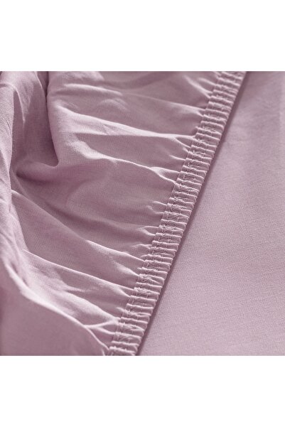 Madame Coco Manon Ranforce Spannbettlaken, 100 % Baumwolle, Kingsize, Altrosa