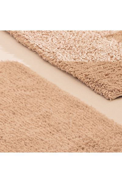 Madame Coco Cameo 2-teilige Badematte aus Baumwolle - Beige - 60x100 cm
