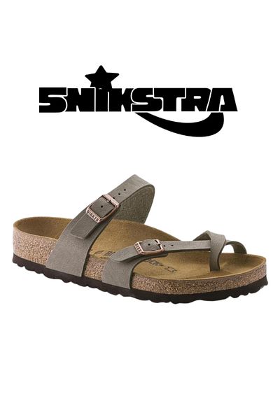 Birkenstock Mayari Bfbc Women's Gray Slippers 071071- Snikstra