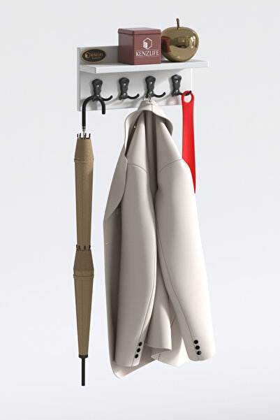 Kenzlife Elbise Askılığı Askılık Vettini038 Byz 20*038*12 Siyah 4 Adet Askı Portmanto