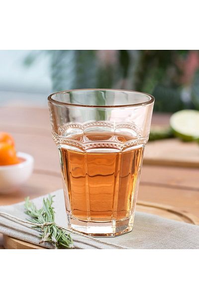 Madame Coco Perline 4-teiliges Getränkeglas-Set