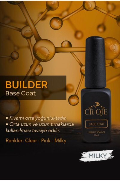 CROJE KALICI OJE Buılder Base Coat- Milky (12 ml)