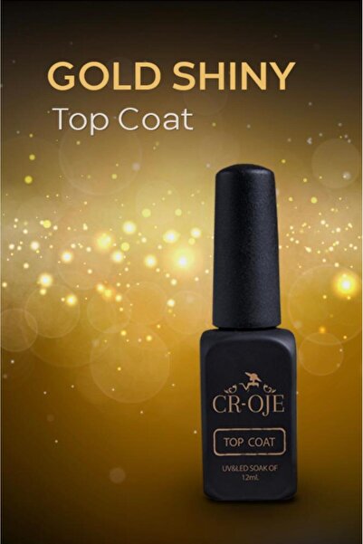 CROJE KALICI OJE Gold Shıny Top Coat (12 ml)