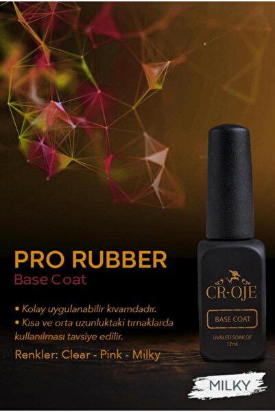 CROJE KALICI OJE Pro Rubber Base Coat - Milky (12 ml)