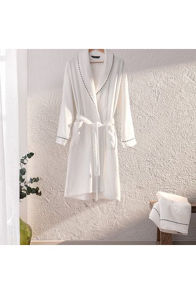 Madame Coco Jack Unisex-Bademantel-Set mit Schalkragen