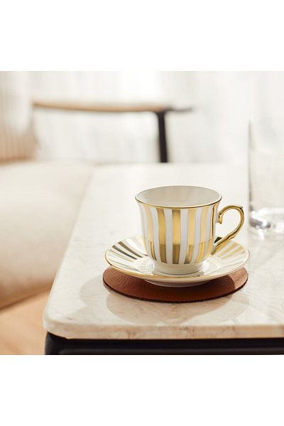 Madame Coco Blanche 2er-Set Kaffeetassen - Bunt - 90 ml