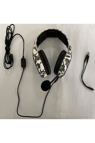 rexa R8-Professional Gaming Headsets-Camouflage Green
