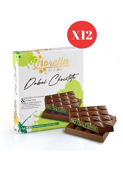 Elvan Fiorella Ciocolată Dubai 60 Gr. 12 Bucăți (1 Cutie)