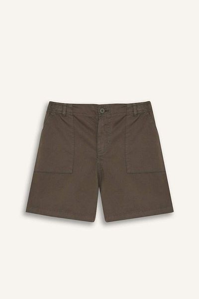 DeFacto Coool Normal Waist Short Leg Gabardine Shorts F3318Ax25Sm