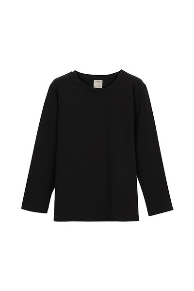 LOVETTI Black Basic Seasonal Unisex Long Sleeve T-Shirt
