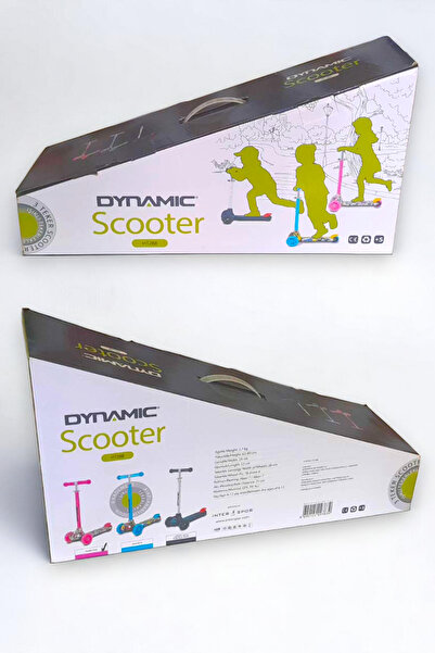 Dynamic Ht288 Işıklı 3 Tekerli Yeni Nesil Scooter Lacivert - Işıklı Tekerlekler