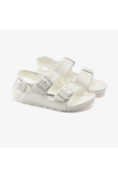 Birkenstock Milano Eva Çocuk Beyaz Sandalet