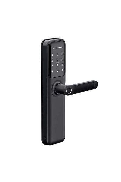 AREB Smart Lock Wifi Black 85 * 50 – 5 Unlocking Methods, Auto-lock, Anti-theft Security For Home