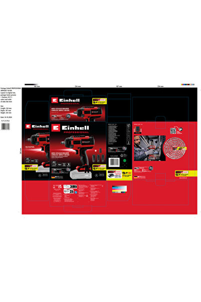 Einhell Impaxxo 18/450 - Solo, Kömürsüz Akülü Darbeli Somun Sıkma - 4510070