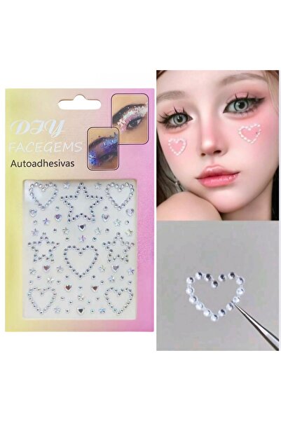 Sibelon Self Adhesive Hair , Face , Body Stone Nail Art Nail Decoration Wedding Engagement Party