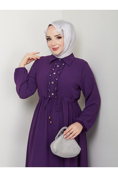 BURCU TESETTÜR BRC1154 ΦΟΡΕΜΑ ΜΠΡΟΣΤΙΝΟ ΠΟΔΙ ΠΕΤΡΑ