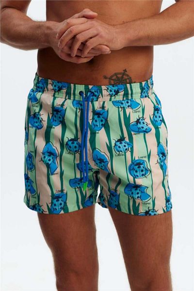 Louren Men's Ladybug Swim Shorts