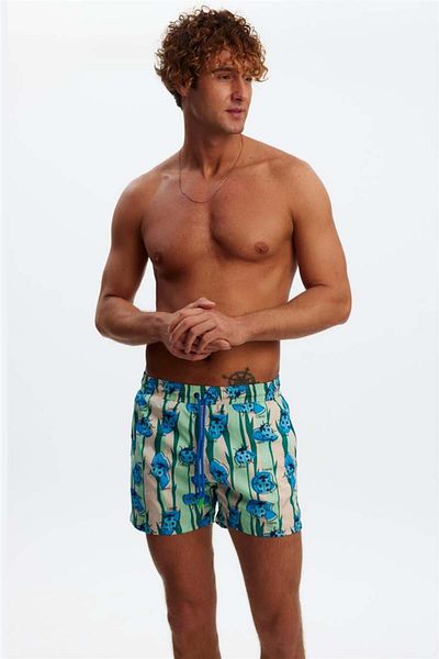 Louren Men's Ladybug Swim Shorts