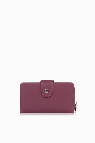 CENGİZ PAKEL Cengiz Pakel Medium Size Women's Wallet - 65231m - Plum