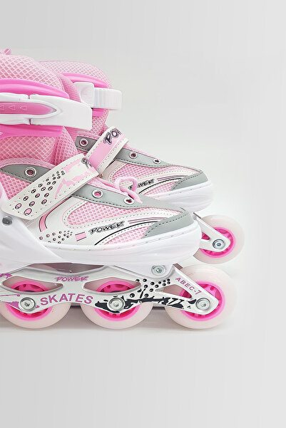 Furkan Toys Original 2+2 Adjustable Metal Practice Skating Bag with Gift + Sleeve and Knee Pad