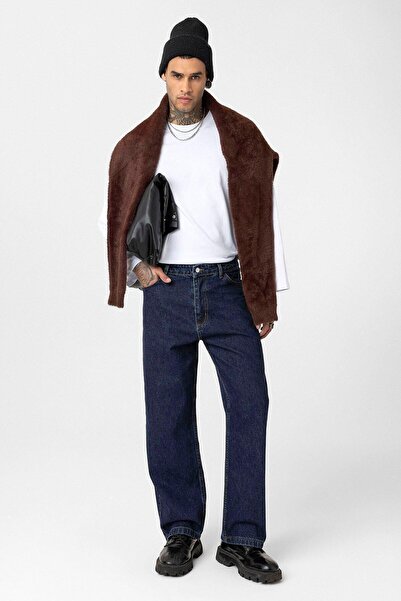 Vamos Baggy Fıt Jean Koyu Mavi