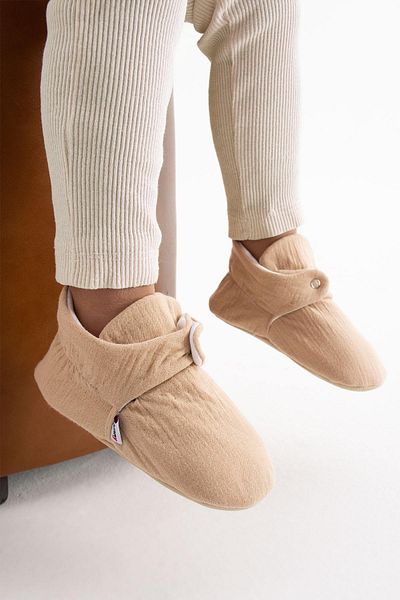 Funny Baby Organic Muslin Panduf csúszásmentes Ergonomikus Talp Kényelmes Légáteresztő Vegán