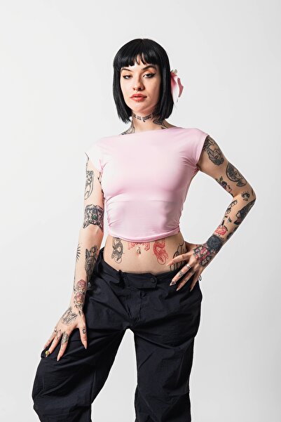 Bak Moda Βασικό σώμα με ροζ πλάτη