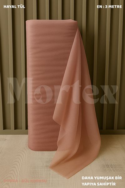 Mortex Τούλι σε σκόνη 100x300 cm | Ύφασμα για αρραβώνα, Χένα, Γάμος, Πακέτο, Πόρτα και Στολίδι για πάρτι