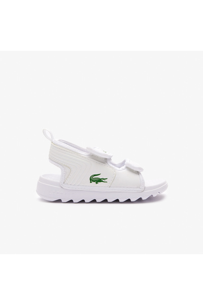 Lacoste Sandale albe pentru copii