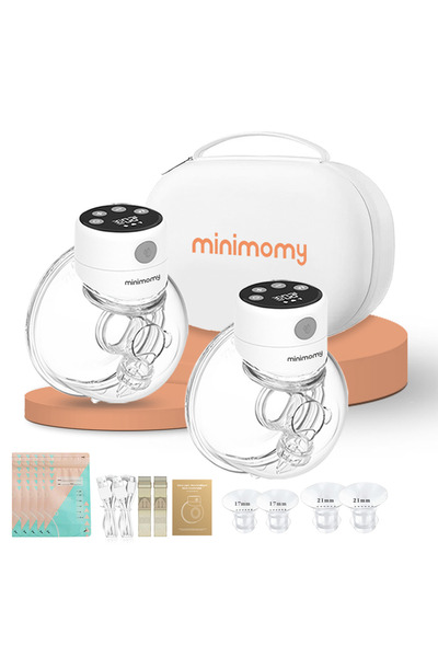minimomy Giyilebilir Elektrikli Göğüs Pompası -sessiz-kablosuz-usb Şarj Edile...