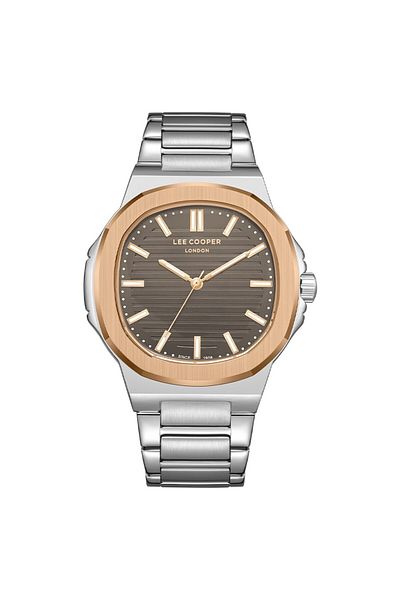 Lee Cooper Lee Cooper Men's Watch, Analog Display and Metal Strap - LC08016.560, Silver