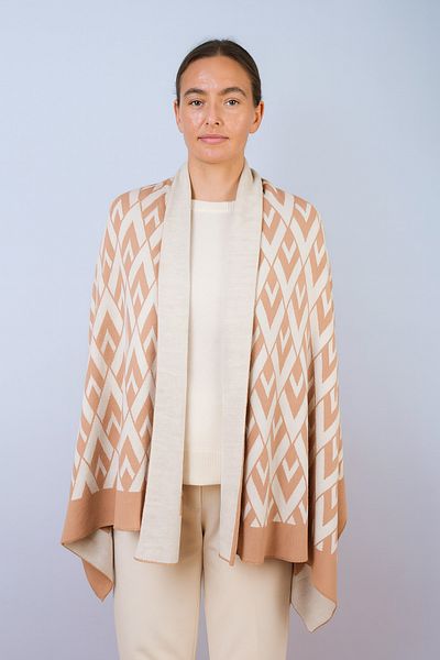 Sebir Moda V Patterned Knitwear Shawl