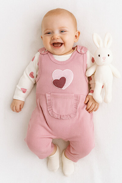 VERONA TARZ Baby Girl 2-Piece Salopet Set - Mixed Dress - Newborn Outfit and ...