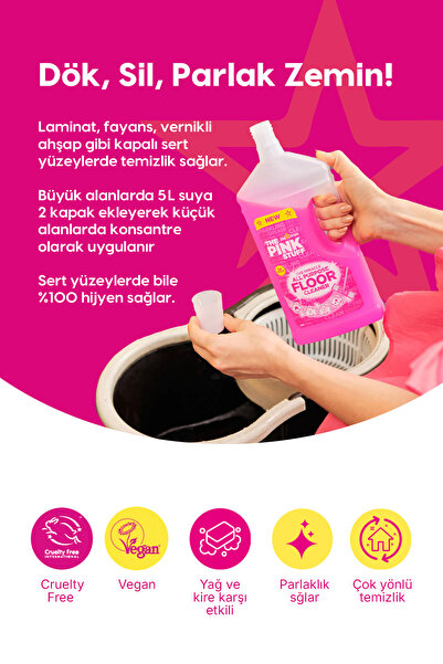 ThePinkStuff Mucizevi Çok Amaçlı Yüzey Temizleyici 1l