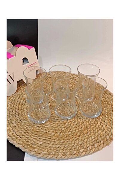 ÇAYLAR AVM Set of 6 Lava Tea Glasses - Zen313