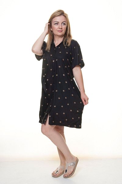 sharin Rochie cămașă de vară cu nasturi pentru femei 12a-5093