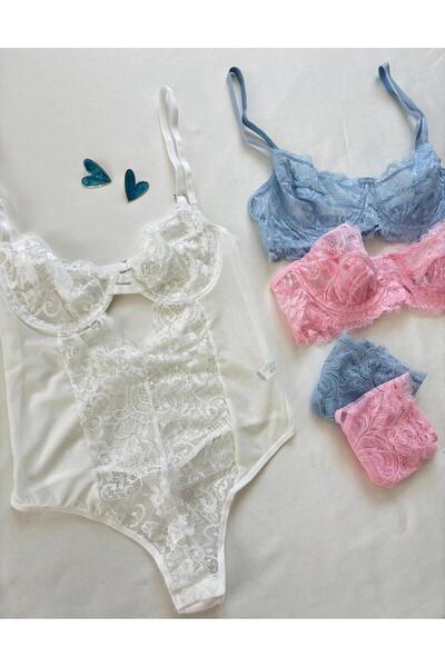 İNKO İÇ GİYİM Σετ 3 πολύχρωμων σουτιέν Underwire