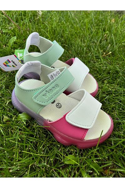 Vicco Light Sole Girl's Sandals with Light