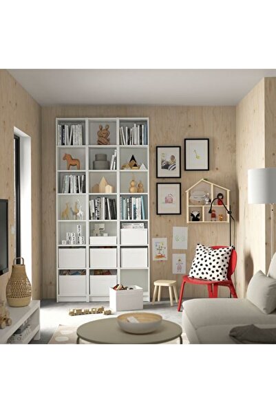 IKEA BILLY, kitaplık, beyaz, 120x28x237 cm