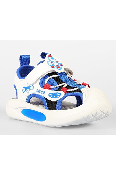 Vicco Rocket İlk Adım Bebek Ortopedik Işıklı Çocuk Spor Sandalet MAVİ
