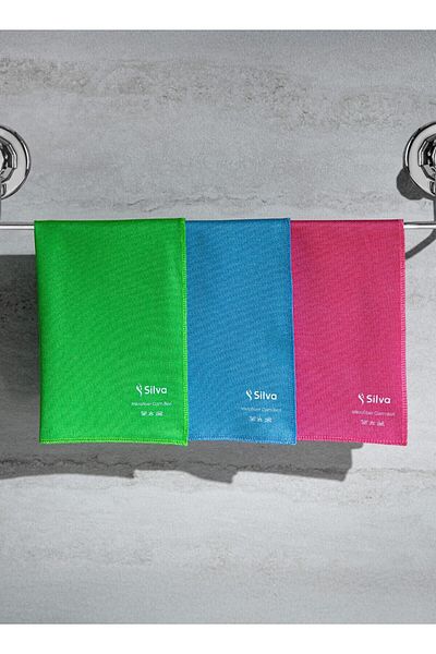 Silva Triple Pack Microfiber Kaca Glass Cloth