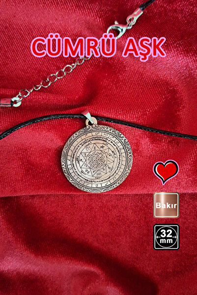 Miss TBee 🙏Cümrü Aşk (AŞK TILSIMI) Saf Bakır Kolye