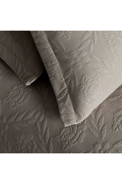 Madame Coco Floralies King Size Tagesdecke – Luxus-Kollektion – Beige