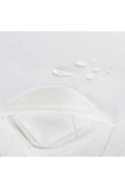 Madame Coco Alaise flüssigkeitsdichte, elastische Eckmatratze für Kingsize-Betten, Weiß