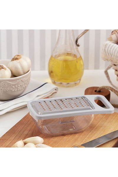 Madame Coco Knoblauch- und Käsereibe mit Schüssel